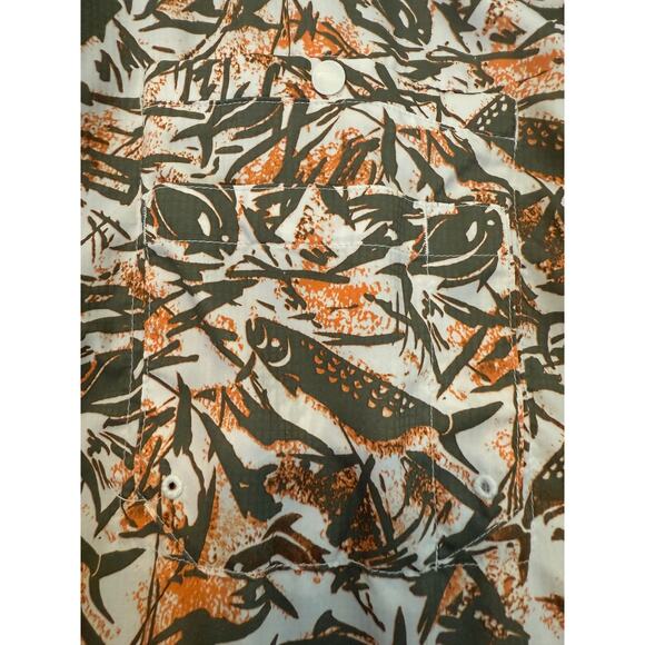 Columbia PFG Short Sleeve Mens 3XL Super Tamiami Fish Design - Picture 4 of 10